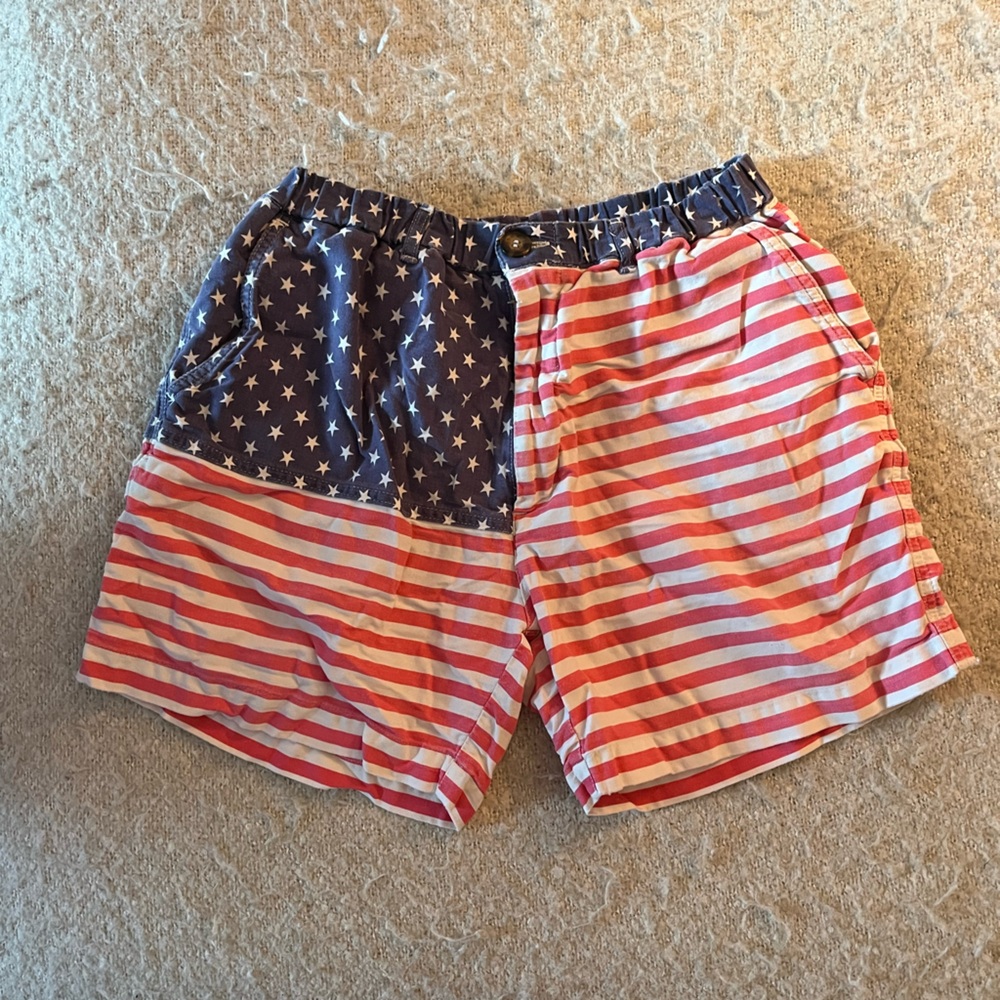 Chubbies American Flag Print Shorts